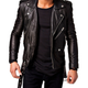 Illustration for article titled New Mens Black Slim fit Biker Style Genuine Sheepskin Leather Jacketem/em